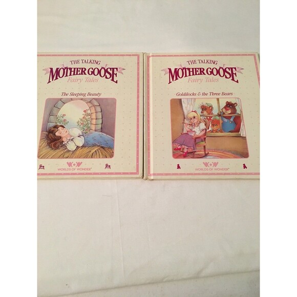 Goldilocks & The Three Bears  And The Sleeping Beaty Talking Mother Goose Books - Picture 1 of 4